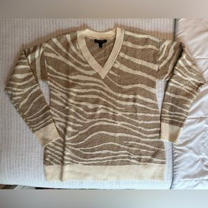 Banana Republic Factory zebra print sweater